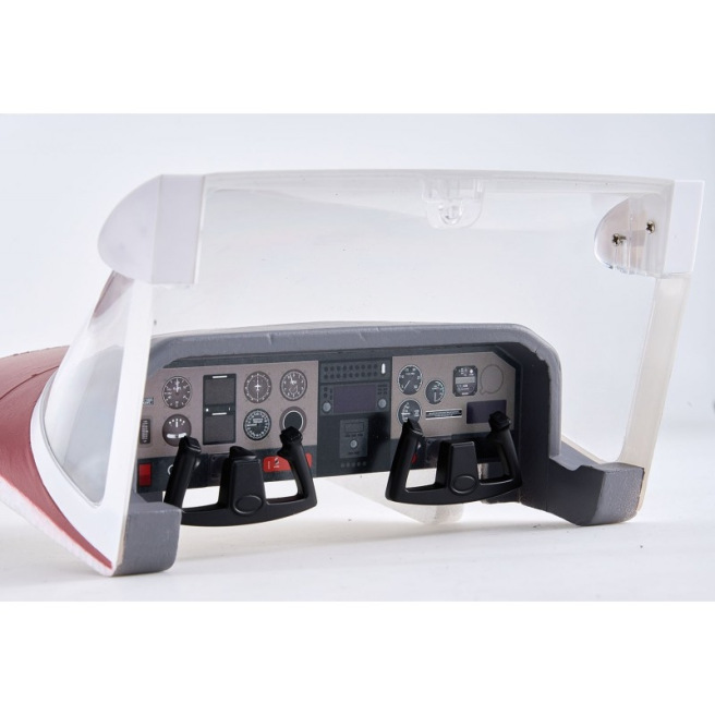 Avion  Cessna 182 1/7 1500mm PNP kit Rouge Bleu de FMS