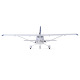 Avion  Cessna 182 1/7 1500mm PNP kit Rouge Bleu de FMS