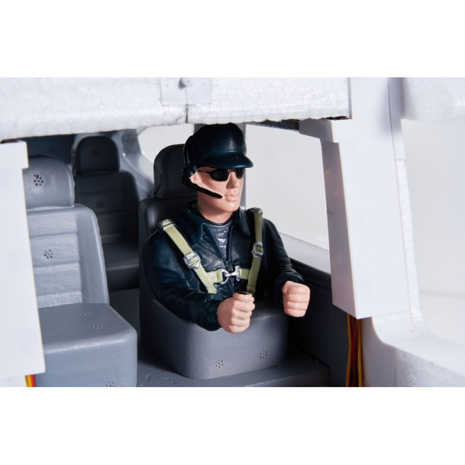 Avion  Cessna 182 1/7 1500mm PNP kit Rouge Bleu de FMS