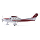 Avion  Cessna 182 1/7 1500mm PNP kit Rouge Bleu de FMS