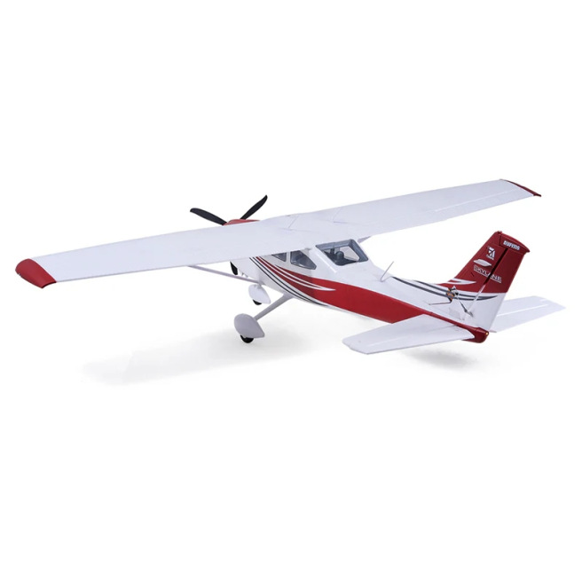 Avion  Cessna 182 1/7 1500mm PNP kit Rouge Bleu de FMS