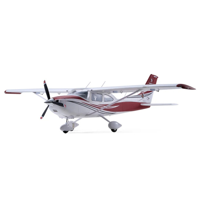 Avion  Cessna 182 1/7 1500mm PNP kit Rouge Bleu de FMS