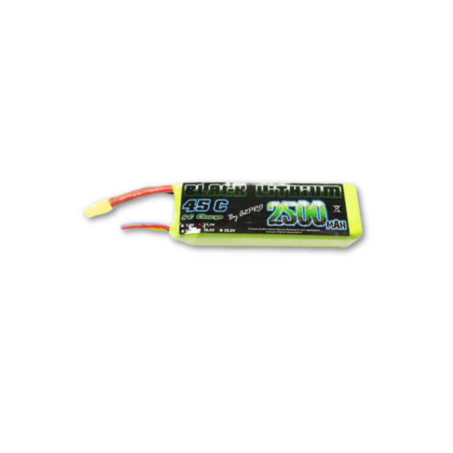 Batterie LiPo 3S 2200mAh 45C XT60 - Black Lithium