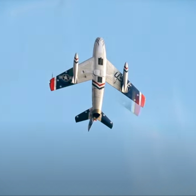 Jet 80mm EDF F-86 "Skyblazer" & "The Hulf" 1/10 PNP kit de FMS