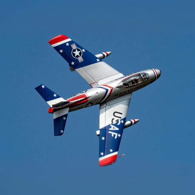 Jet 80mm EDF F-86 "Skyblazer" & "The Hulf" 1/10 PNP kit de FMS