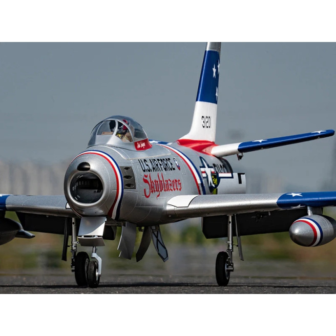 Jet 80mm EDF F-86 "Skyblazer" & "The Hulf" 1/10 PNP kit de FMS
