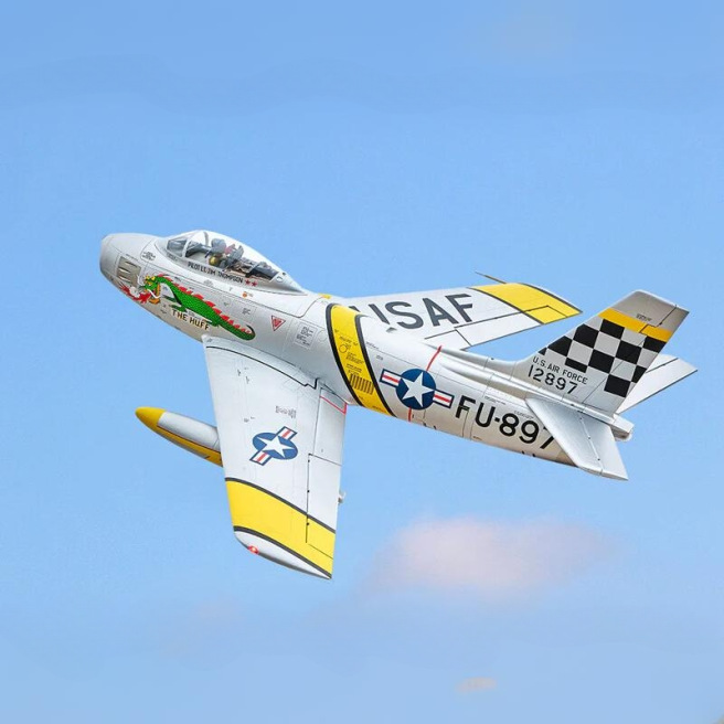 Jet 80mm EDF F-86 "Skyblazer" & "The Hulf" 1/10 PNP kit de FMS