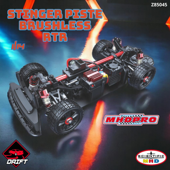 Voiture Stinger on Road Brushless de MHD Pro