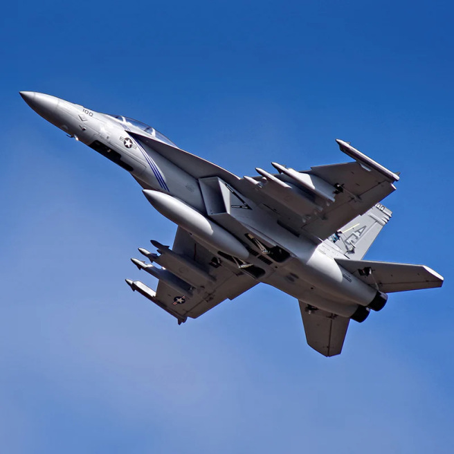 Jet 70mm EDF F/A-18F Super hornet 1/7 PNP Gris kit w/ reflex system de RocHobby