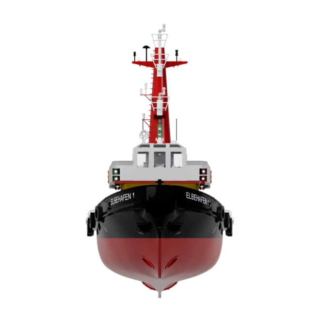 Bateau remorqueur brise-glace Elbehafen 1 1/50 kit bois de Turkmodel