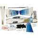 Avion indoor Edge 580 PRO Rouge / Bleu de RC Factory