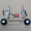 Train rentrant électrique pour kits AT-6/P-51D/P-47 Master Scale Edition - Seagull Models - Train rentrant électrique + roues pour kits Master Scale Edition - Seagull Models - P-47 Master Scale Edition