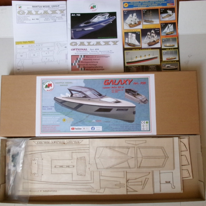 Bateau yacht Galaxy de Mantua Model Bateau yacht Galaxy de Mantua Model