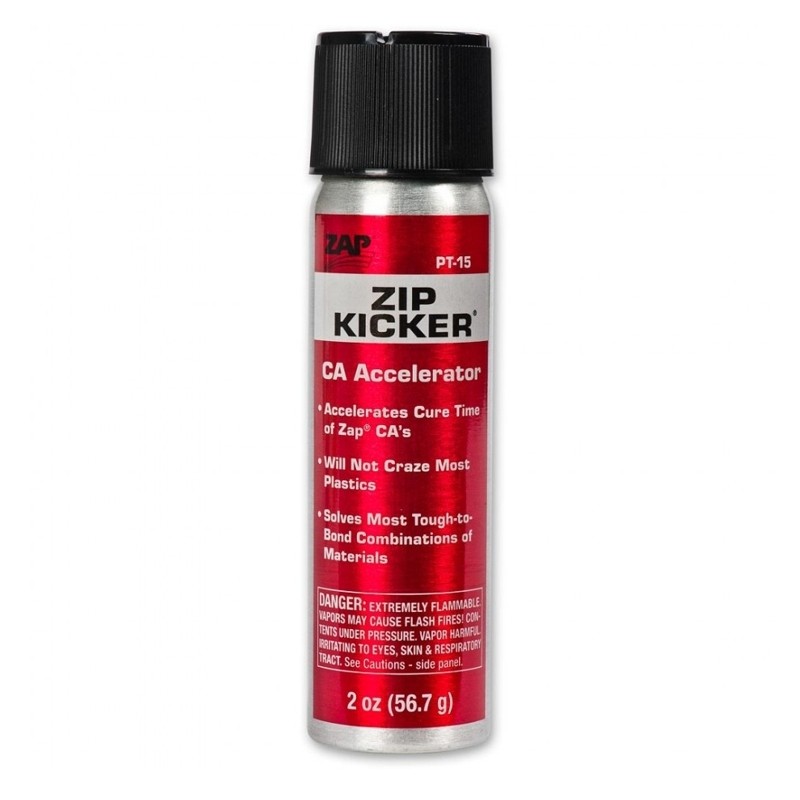 ZAP ZIP KICKER Accélérateur de colle Cyanoacrylate en spray_ RMODELS