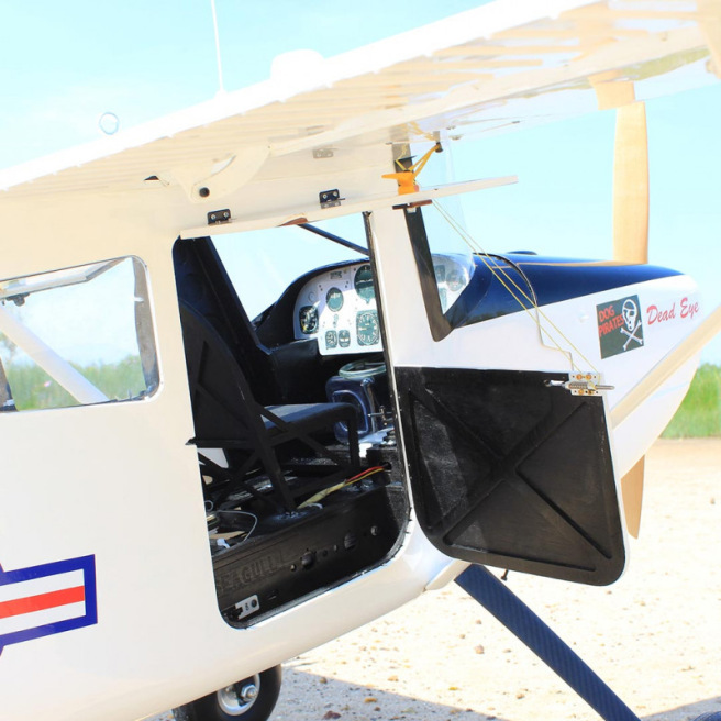 Avion Cessna Bird Dog Giant Scale « DeadEye » 70-125cc 310cm ARF de Seagull Models