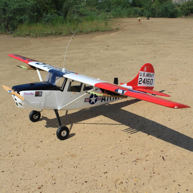 Avion Cessna Bird Dog Giant Scale « DeadEye » 70-125cc 310cm ARF de Seagull Models