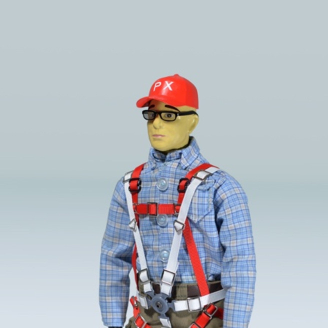 Pilote Phoenix pour planeur échelle 1/4 Hauteur 42cm - D-Power