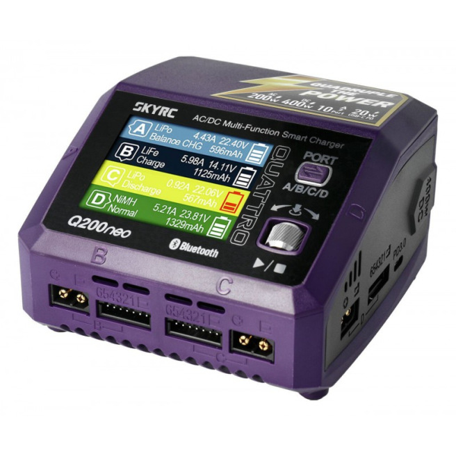 Chargeur Q200 neo Quattro AC/DC (AC 200W - DC 400W) - SKYRC