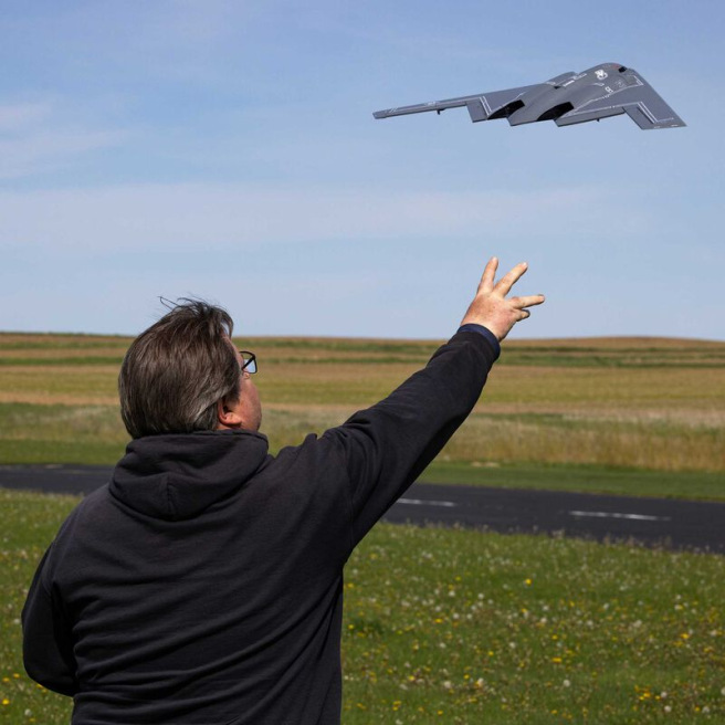 Micro B-2 Spirit of America Twin 30mm EDF BNF Basic - E-Flite