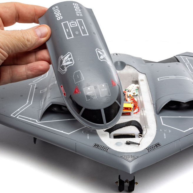 Micro B-2 Spirit of America Twin 30mm EDF BNF Basic - E-Flite