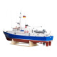 Bateau de police W3 Kit 1:25 avec accastillage de Romarin by Krick