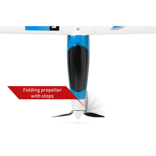 Planeur Falke 1800mm ARF Bleu/Rouge de Kavan