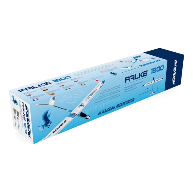 Planeur Falke 1800mm ARF Bleu/Rouge de Kavan