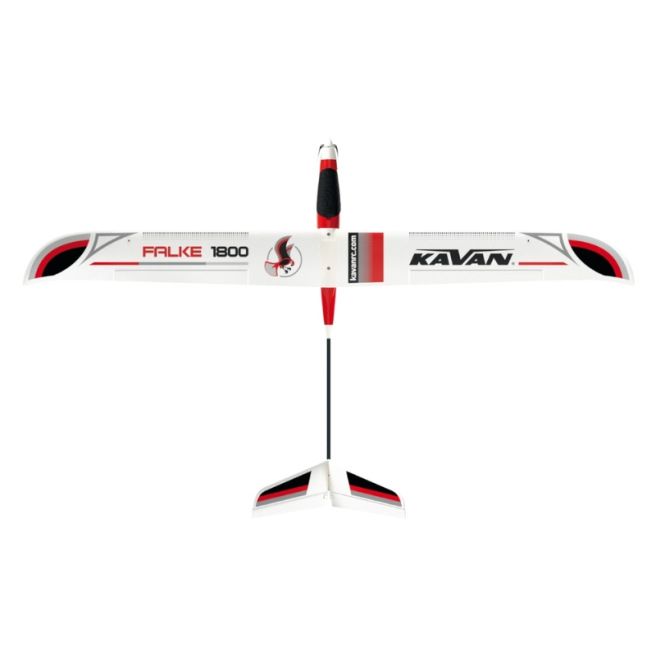 Planeur Falke 1800mm ARF Bleu/Rouge de Kavan