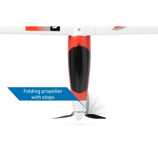 Planeur Falke 1800mm ARF Bleu/Rouge de Kavan