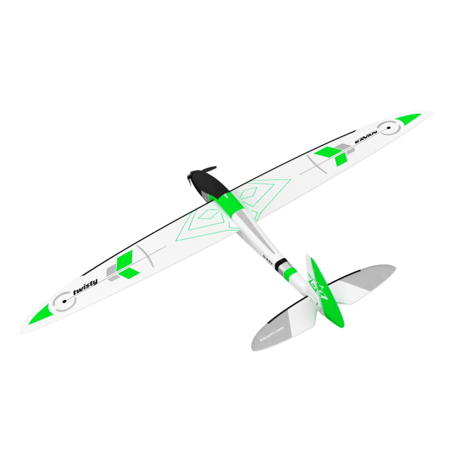Planeur Twisty 1512mm PNP Orange/Vert de Kavan