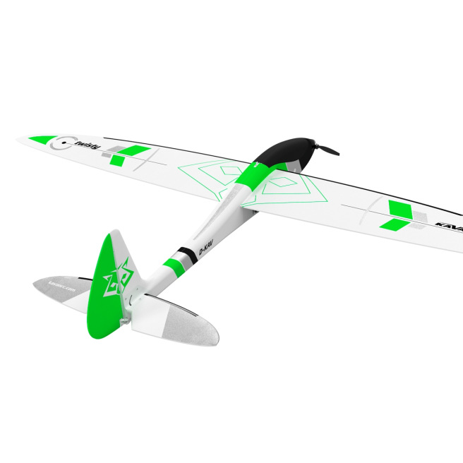 Planeur Twisty 1512mm PNP Orange/Vert de Kavan