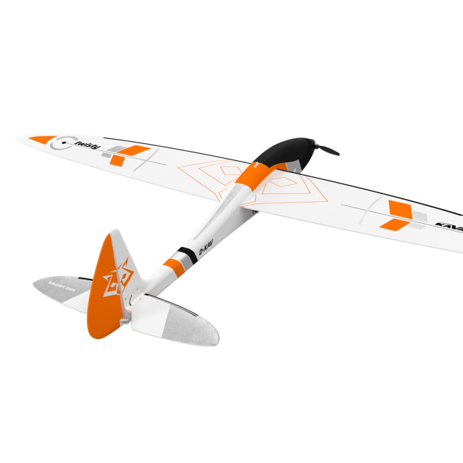 Planeur Twisty 1512mm PNP Orange/Vert de Kavan