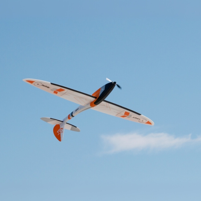 Planeur Twisty 1512mm PNP Orange/Vert de Kavan