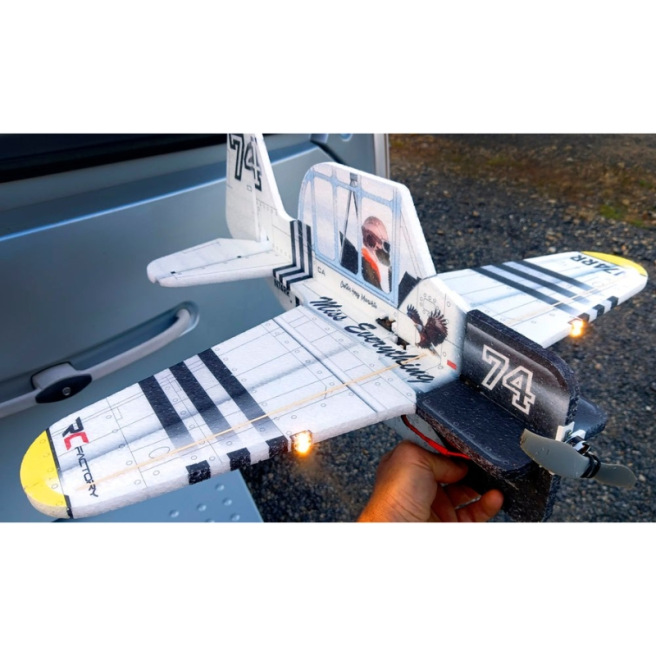 Avions indoor Cartoon Warbirds Mustang P-51 / Texan / Spitfire de RC Factory