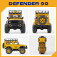 Land Rover Defender FCX24M Crawler RTR - Camel Trophy