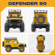 Land Rover Defender FCX24M Crawler RTR - Camel Trophy
