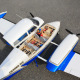 Avion bimoteur Cessna 310 ARF Giant Scale 205cm avec train rentrant électrique de Seagull Models Avion bimoteur Cessna 310 ARF Giant Scale 205cm avec train rentrant électrique de Seagull Models