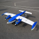 Avion bimoteur Cessna 310 ARF Giant Scale 205cm avec train rentrant électrique de Seagull Models Avion bimoteur Cessna 310 ARF Giant Scale 205cm avec train rentrant électrique de Seagull Models