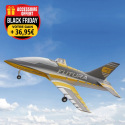 Jet Futura 64mm 1/18 EDF kit PNP Jaune de FMS