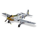 Avion P-51D Mustang Jaune Mini Warbird Série kit PNP 750mm de Derbee