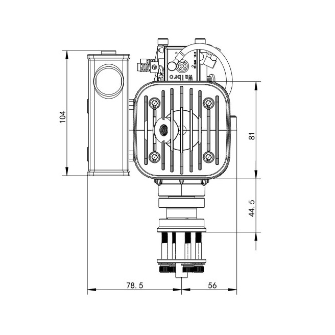 Série de moteurs thermiques essence EPHIL 20cc / 38cc / 40cc / 60cc / 76cc