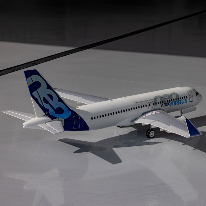 Avion Airbus A320neo Twin 64mm EDF BNF Basic avec AS3X+ et SAFE Select E-Flite