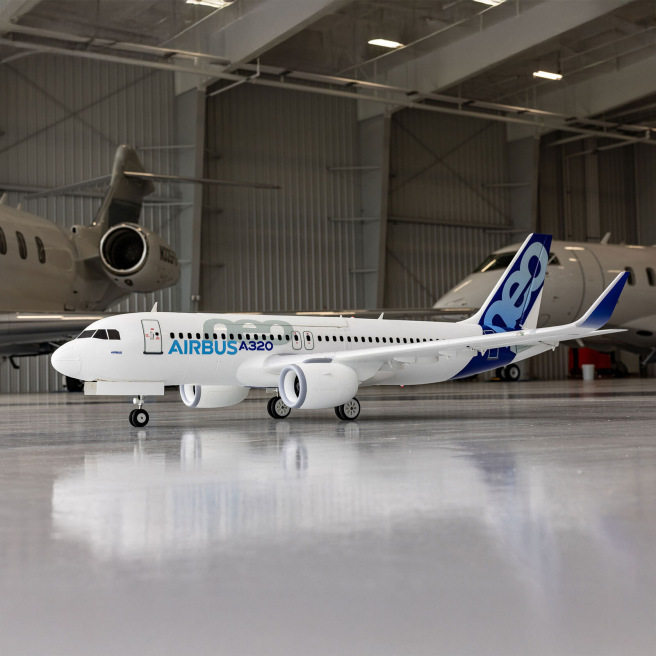 Avion Airbus A320neo Twin 64mm EDF BNF Basic avec AS3X+ et SAFE Select E-Flite