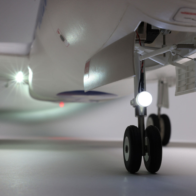 Avion Airbus A320neo Twin 64mm EDF BNF Basic avec AS3X+ et SAFE Select E-Flite