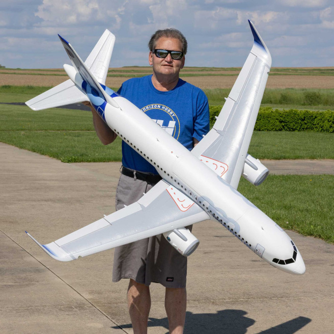 Avion Airbus A320neo Twin 64mm EDF BNF Basic avec AS3X+ et SAFE Select E-Flite