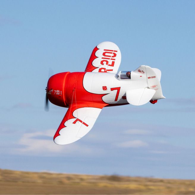 Gee Bee R-2 1.0m BNF – Avion RC AS3X & SAFE _ R-Models