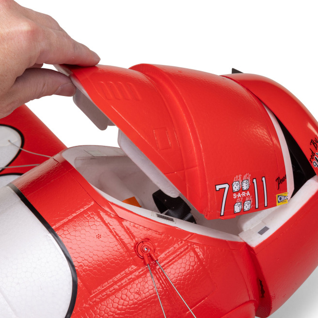 Gee Bee R-2 1.0m BNF – Avion RC AS3X & SAFE _ Accès facile à la batterie | R-Models