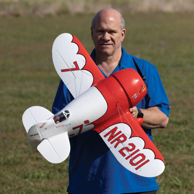 Gee Bee R-2 1.0m BNF – Avion RC AS3X & SAFE _ R-Models