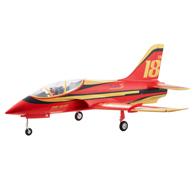 Jet Avanti 90 mm EDF 1/10 1290 mm PNP Rouge FMS – Edition 18e anniversaire
