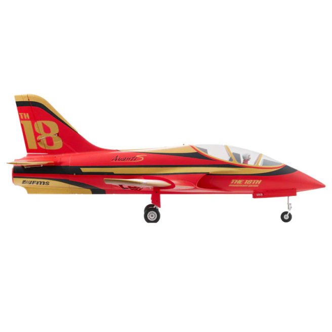 Jet Avanti 90 mm EDF 1/10 1290 mm PNP Rouge FMS – Edition 18e anniversaire